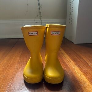 Hunter Rain Boots for toddlers size 8